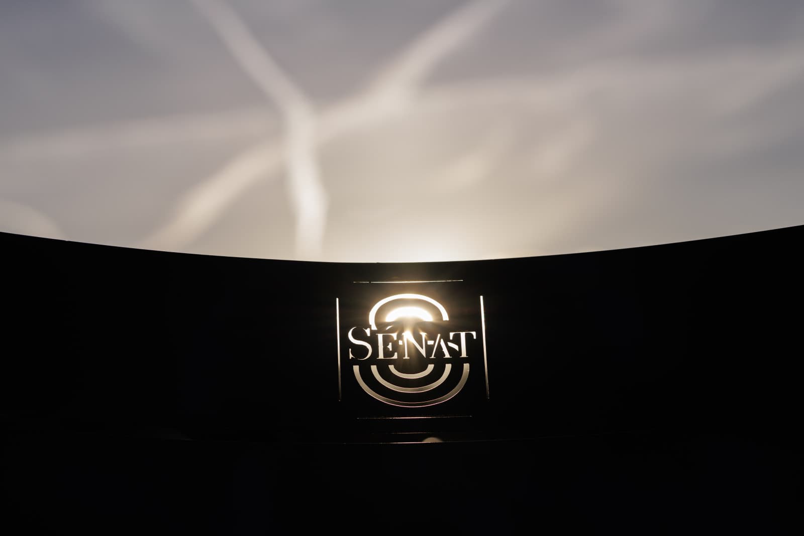 Jardin du Luxembourg fin de journée hiver